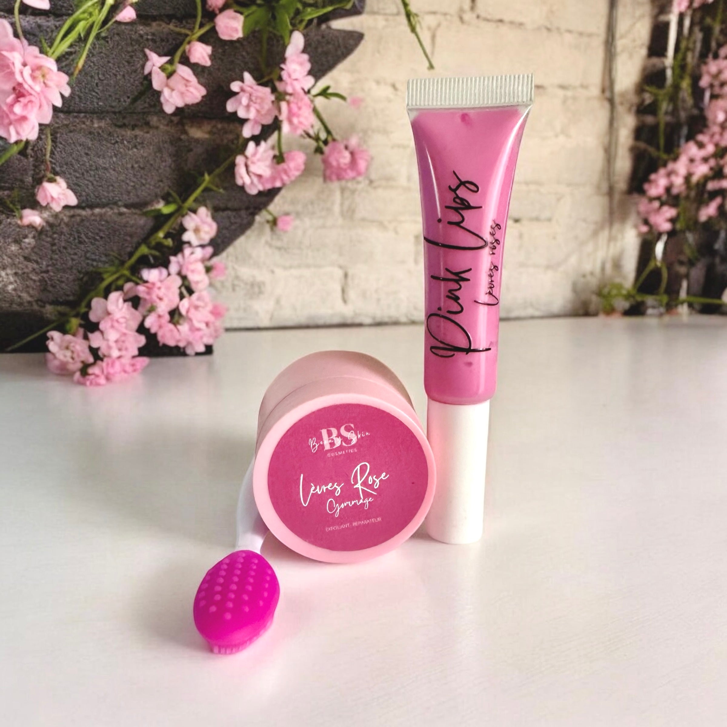 Kit de labios rosados