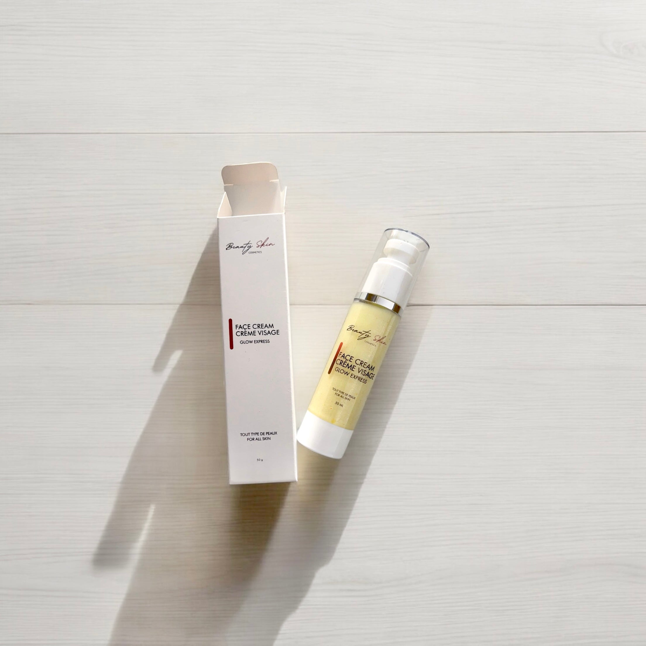 Crema facial Glow Express